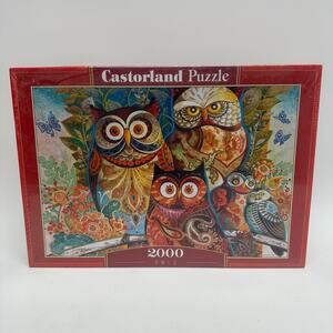 New in Box Castorland 2000 Piece Puzzle Owls C-200535-2 - 36.2" x 26.8"